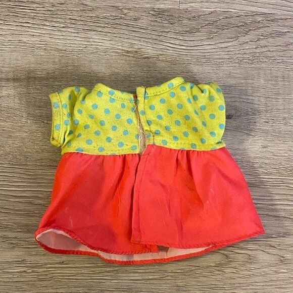 Hasbro Baby Alive Doll Replacement Dress Only Bird Nest Pink Green Aqua 2010 - Picture 2 of 2